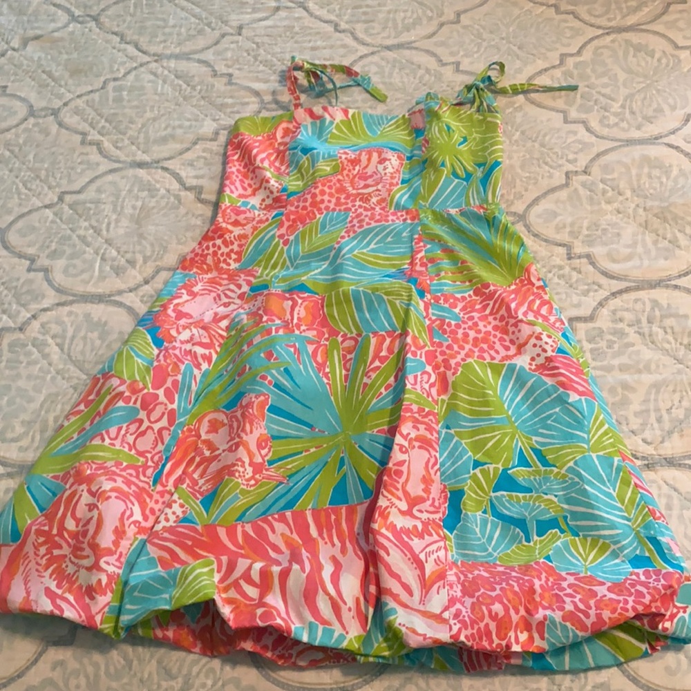 Lilly tiger bubble dress